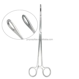 Forester Sponge Holding Forceps Curved Straight Serrated 25cm Obstetrics General Surgery Forceps Medical Sponge Forceps