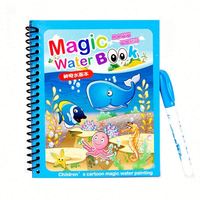 Großhandel Umweltfreundliches Papier-Kleinkindergeschichtenbuch Magisches Malbuch Zeichenspielzeug Wasserbuch Nachzeichnungsmatte Neueste Version