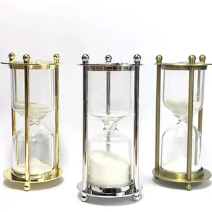 High Quality 30 Mins Long Sand Timer 60 Minute Empty Hourglass Unity Sand Ceremony Sets Hour Glass For Weddings