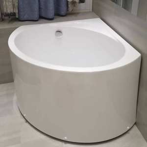 ICEGALAX 스마트 섹시한 일본 마사지 욕조 좌석이있는 작은 욕실 독립형 욕조 럭셔리 온천 욕조 - Product Image 4