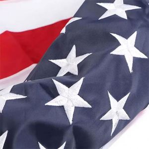 Heavy Duty 210D 3x5 FT US <b>Flag</b> Outdoor 90x150cm Embroidered American <b>Flag</b> with 2 Brass Grommets - Product Image 4