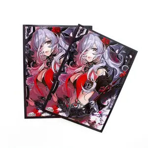 Anime Art Print Card Sleeves Yugioh MTG TCG Custom Printed Cards Plastic Gaming Game Cards Sleeve