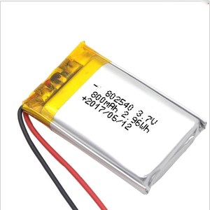 802540 de 600mah <span class=keywords><strong>3</strong></span>,7 v de polímero de litio de la batería de iones de células de batería eléctrico de la VESPA de módulo - Product Image 2