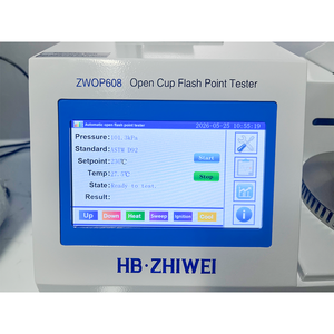 Analyseur de point d'éclair à coupelle ouverte ZWOP608 pour équipement d'<span class=keywords><strong>essai</strong></span> d'huiles, norme ASTM D92, écran tactile 7 pouces, refroidissement par air forcé 0.1 - Product Image 5