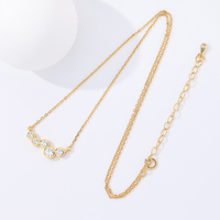 VIANRLA 925 argent délicat femmes mode Zircon colliers plaqué or 18k collier fait à la main livraison directe