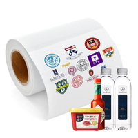 Hojas de Etiquetas de PP Blancas Brillantes, Resistentes al Agua, Ecológicas, de Acrílico Removible de 100 micras para Impresoras de Inyección de Tinta, Papel para Calcomanías de Vinilo