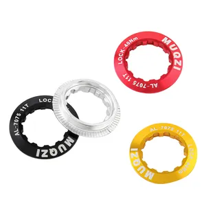 Muqzi Fiets Vliegwiel Cover 11 Speed Cassette Lock Cap Ultralight Aluminium Sloten Ring Mtb Road Fiets