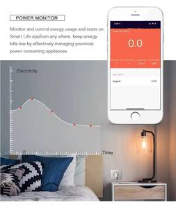 WiFi Smart Plug EU US AU UK Adapter LED Wireless Remote Voice Control Power Energy Monitor Outlet <b>Timer</b> Socket for Home - Product Image 3