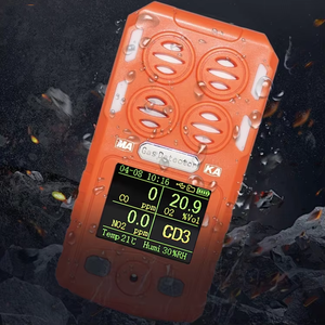 Détecteur de gaz portable multi-gaz, monoxyde de carbone, sulfure d'hydrogène, capteur d'oxygène, gaz combustibles, matériau IP66, analyseur de gaz portatif - Product Image 4