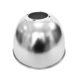 Наружный алюминиевый отражатель для промышленного светильника, 16 дюймов, 420 мм, диаметр 260 мм, высота 45 градусов, 60 градусов, 1000 Вт