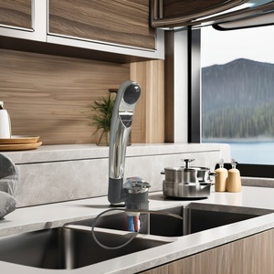 Accessoires pour <span class=keywords><strong>camping</strong></span>-<span class=keywords><strong>car</strong></span> Reimo MOBORV, véhicule de loisirs, <span class=keywords><strong>camping</strong></span>-<span class=keywords><strong>car</strong></span>, fourgon aménagé, caravane, évier en acier, <span class=keywords><strong>robinet</strong></span> - Product Image 3