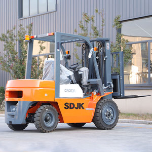 SDJK Chinese Four Wheel 3 Ton Diesel Forklift EPA Engine <strong>Fork</strong> <strong>Lift</strong> Three Stage Mast All-Terrain Mini <strong>Small</strong> off Road Forklifts - Product Image 6