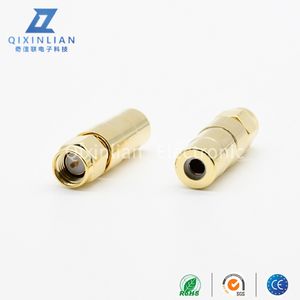 Adattatore Audio <span class=keywords><strong>RCA</strong></span> Femmina a SMA Maschio Placcato Oro in Rame Pieno - Product Image 2