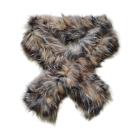Écharpe en fourrure de renard véritable pour femme, modèle Sample Support, chaude pour l'hiver, de haute qualité, épaisse, longue, en fourrure de renard entière, pour femme
