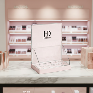 Customized for Acrylic <strong>Beauty</strong> &amp; Lipstick Display <strong>Rack</strong> with 3mm Panel Pre-Assembled Accent Shelf for Home &amp; Store Counters - Product Image 3