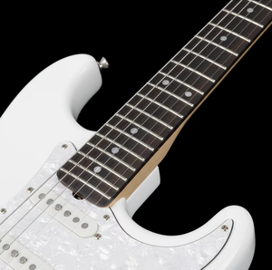 Chitarra Elettrica Professionale a 6 Corde con Corpo in Pioppo Bianco, Manico in Acero, Tastiera in Palissandro Indiano e Configurazione Pickup S-S-H - Product Image 4