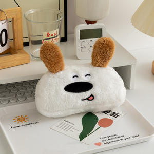 Grande capacité mignon chien dessin animé peluche porte-crayon étudiant stockage bureau <span class=keywords><strong>fermeture</strong></span> à glissière sac à usage spécial sacs et étuis - Product Image 6