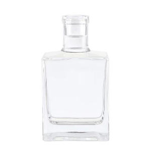 Bouteille de vin en verre de flint haut de gamme de 500 ml et 1000 ml avec bouchon à vis, bouteille de liqueur vide de qualité pour l'emballage et l'utilisation de diffuseur - Product Image 2