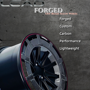 Jantes en alliage d'aluminium forgé sur mesure LEAD 16-24 pouces, design concave peint <span class=keywords><strong>rouge</strong></span>, ET 25 mm, ajustement universel, neuves pour M AMG <span class=keywords><strong>Audi</strong></span> <span class=keywords><strong>RS</strong></span> - Product Image 2