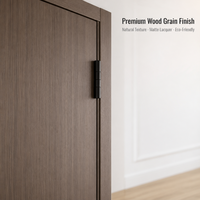 Puerta Interior Moderna de Madera Mexin, Insonorizada, para Dormitorio, con Marco y Panel, Tamaño Personalizado, Ecológica para el Hogar