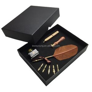 Excellent cadeau d'affaires, cadeau d'entreprise, stylo plume à plume, ensemble de sceau de cire pour clients VIP - Product Image 1