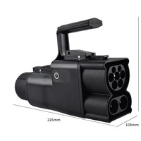 Adaptateur d'alimentation CC norme européenne vers norme nationale chinoise CCS2 vers GB/T pour chargeur de VE 300A/400A, modèle Europe vers Chine