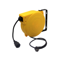 Câble rétractable électrique ZD150 tirant une bobine de câble robuste de 15m 45FT 50FT