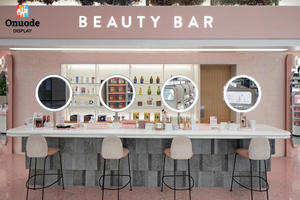 Estantes de Exhibición de Maquillaje y Cosméticos con Iluminación LED Personalizada para Exhibición en Tiendas Minoristas - Product Image 3