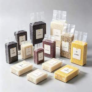 Sacs sous vide en nylon épaissi pour briques <span class=keywords><strong>de</strong></span> riz, scellables à chaud, anti-humidité et anti-fuite, pour l'emballage <span class=keywords><strong>de</strong></span> céréales, riz, haricots et grains - En stock - Product Image 2