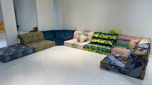 DEPHOON Moderne Casual Normcore Extérieur <span class=keywords><strong>Mahjong</strong></span> En Alliage D'aluminium Planche Inférieure Canapé Français Rochecourt Tissu pour Salon - Product Image 3