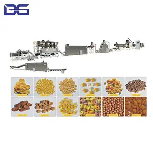 kellogs cereals cornflex froot loops extruder corn flex making machinery Jinan DG Machine Factory