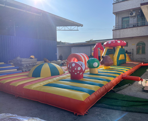 Parcours d'obstacles gonflable <span class=keywords><strong>Mario</strong></span> Adventure pour enfants, aire de jeux d'aventure pour usage extérieur - Product Image 3