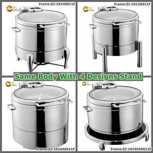 Chauffe-plats professionnels en acier inoxydable Hôtel Soupe Station Buffet Ensemble Équipement Chauffe-plats - Product Image 6