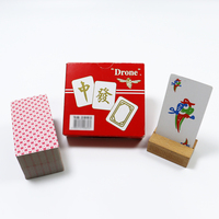 Cartes de jeu de Mahjong en papier personnalisées Impression de cartes de jeu à boire vierges Impression de tuiles de mahjong