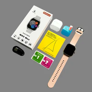 Jam tangan pintar WK9 Max seri grosir pabrik earbud Tws 49Mm jam tangan pintar 2.3 inci panggilan BT seri 8 9 jam tangan