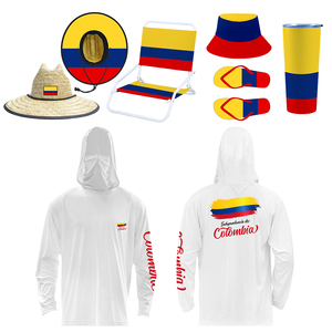 <span class=keywords><strong>หมวก</strong></span>ฟางชายหาดสีธงชาติออสเตรียและปารากวัยสำหรับผู้ชายและผู้หญิงจาก JAKIJAYI ขายส่ง - Product Image 6