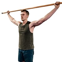 Bambou Yoga Sport Fitness Bâton Bambou Mobilité Bâton Premium Yoga Cheville Stretch Bâton Exercice Pôle Posture Correcteur