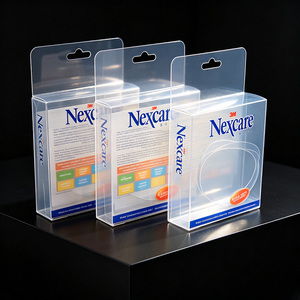 Boîte en plastique pliable personnalisée, recyclable, transparente CMYK, boîtes transparentes pliables en APET/PVC, emballage cadeau recyclable - Product Image 3