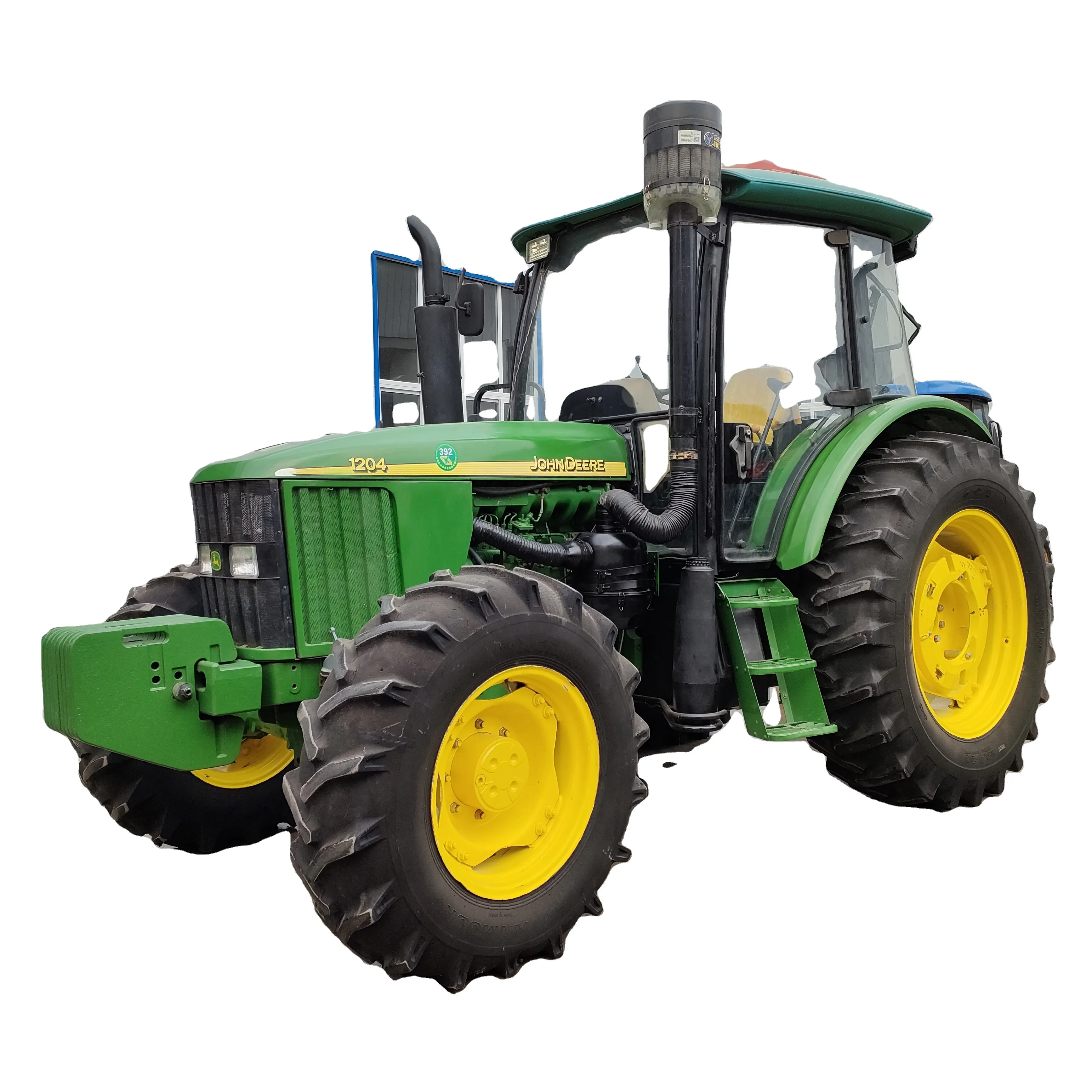 कृषि इस्तेमाल किया मशीन का इस्तेमाल किया खेत पहिया बड़ा कॉम्पैक्ट ट्रैक्टर जद 6B1204, 120HP जद इंजन डीजल ट्रैक्टर