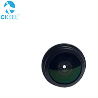 Lensa Sudut Ultra Lebar OKSEE 1.96mm F2.0 M12*0.5 190 FOV Sensor 1/2.9" -40~+85 untuk Kamera Mobil & CCTV Keamanan