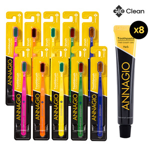 Cepillo de dientes de cerdas suaves PBT ultrafino de 0,01mm, Color Premium para adultos con limpiador de lengua para reducir el mal aliento, higiene bucal - Product Image 1