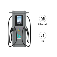 Station de recharge rapide pour véhicules électriques (VE) commerciale 60 kW, 90 kW, 120 kW, 180 kW avec système de paiement par point de vente (PDV) pour la recharge de flottes de bus électriques