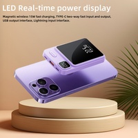 Portátil magnético Mini Pd22.5w Qc3.0 10000mAh Powerbank inalámbrico 15W cargador rápido 5000mAh banco de energía para Iphone 17 16 15