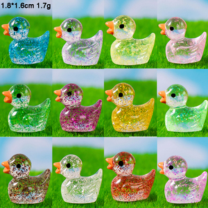 Figuras de pato de resina al por mayor, miniaturas, dijes, adornos de patito, decoración del hogar, accesorios para jardín y paisajismo - Product Image 5