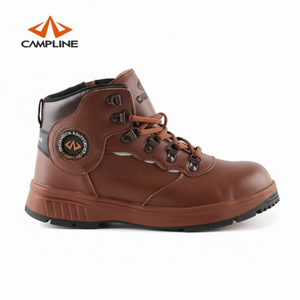 Campline CP-109 stivali da lavoro regolari stivali di sicurezza in pelle taglia 15.24cm di protezione per i piedi - Product Image 1