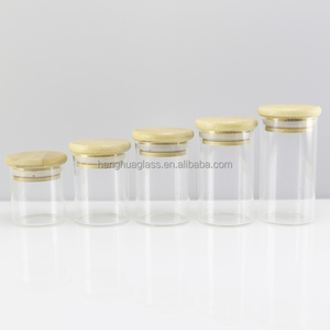 Hochwertige Borosilikatglas-Reagenzgläser 50ml 60ml 90ml 100ml 120ml Glasbehälter für Kräuter, Gewürze, Safran, Zündhölzer, Vanilleschoten-Aufbewahrung - Product Image 3