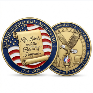 Monedas Conmemorativas del Día Nacional de América, Tema Libertad, Moneda Conmemorativa del Semicentenario de EE. UU., Soluciones Personalizadas de Fábrica para Venta al Por Mayor - Product Image 1