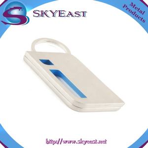 Tail Clip <b>Key</b> Fob Cotton Wristlet Keychain with Split <b>Ring</b> Packaged in Bag Hardware Product - Product Image 3