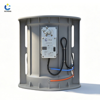 Vanne de régulation de débit d'air galvanisée VAV ; Corps de vanne à volume d'air variable entraîné par ventilateur, adapté à la ventilation des bâtiments de bureaux