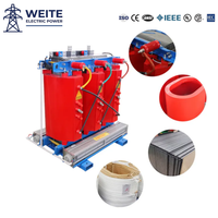 Üç Fazlı Kuru Tip Trafo 100kVA 250kVA 500kVA 10kV 400V Tam Bakır Bobin Epoksi Reçine Döküm 50/60Hz F/H İzolasyonlu Soğutmalı